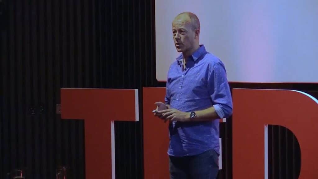 Richard delivers a Ted Talk.
